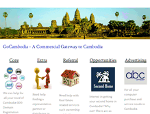 Tablet Screenshot of gocambodia.com